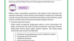 Bocoran! Jawaban Bahasa Indonesia Kelas 8 Halaman 33-34: Teks Laporan Observasi
